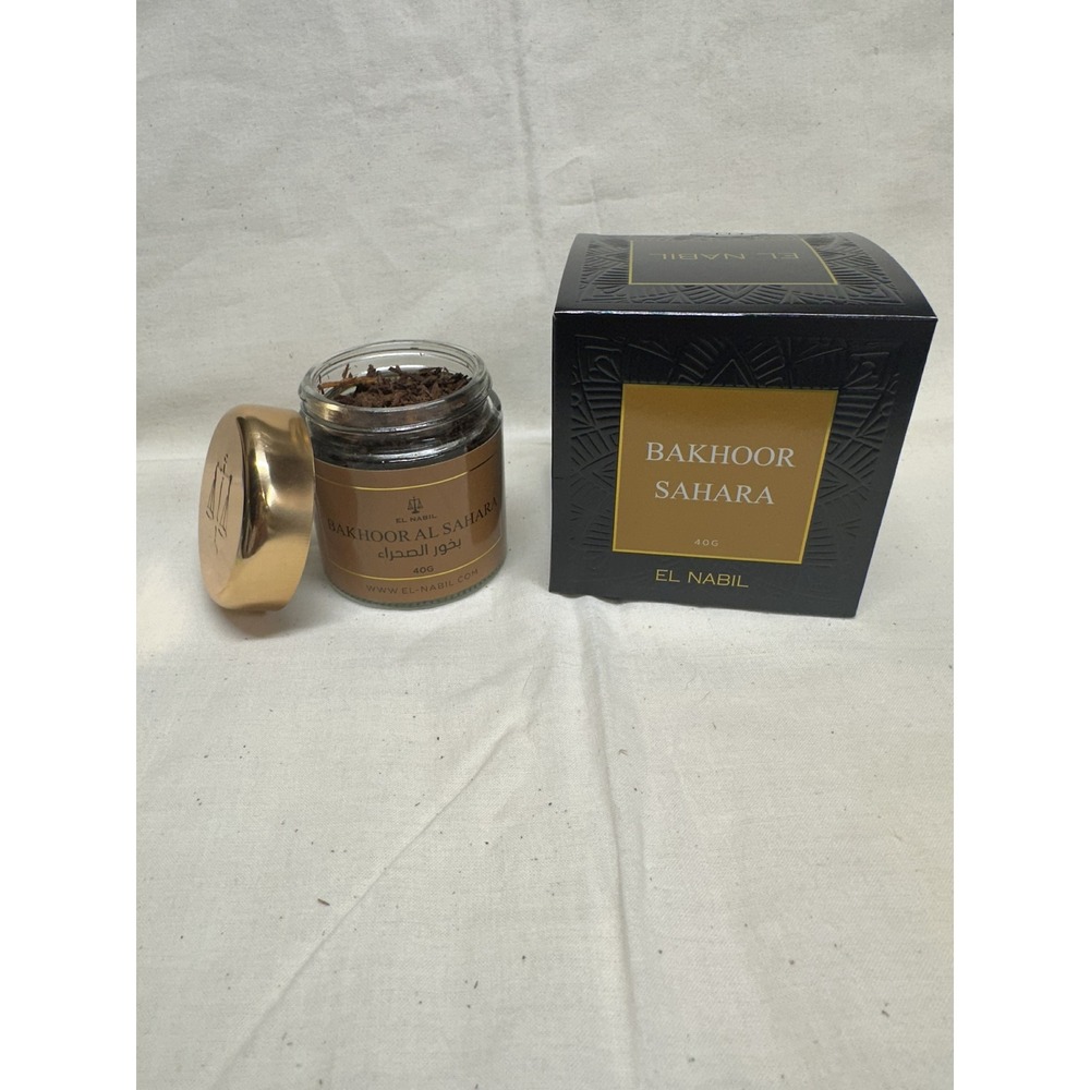 El Nabil Bakhoor Sahara Incense 40g Home Fragrance Oud‎ Bakhoor Al Sahara NEW